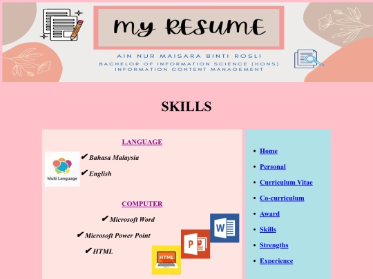 skills screenshot