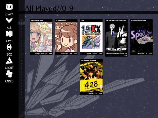 all/0-9 screenshot