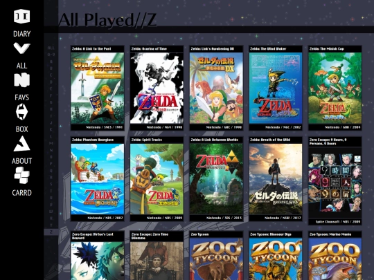 all/z screenshot