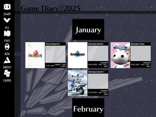 diary/2025 screenshot