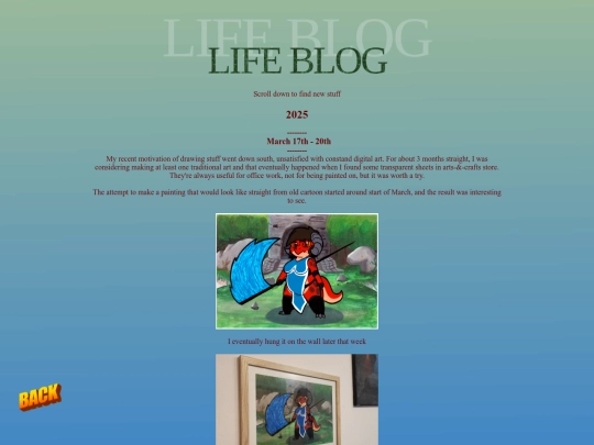 blogpage screenshot