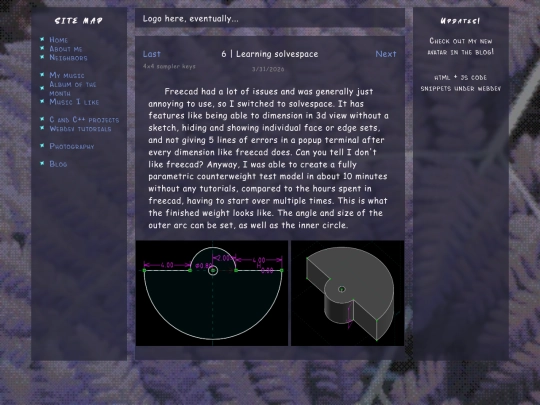 blog screenshot