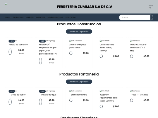 Productos screenshot
