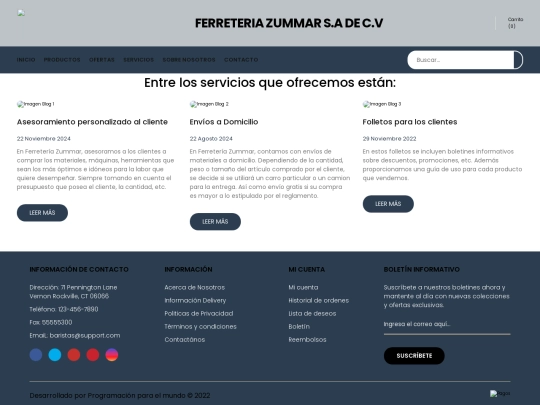 Servicios screenshot