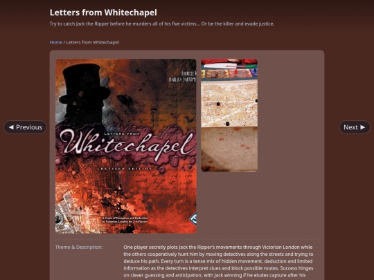 games/letters-from-whitechapel screenshot
