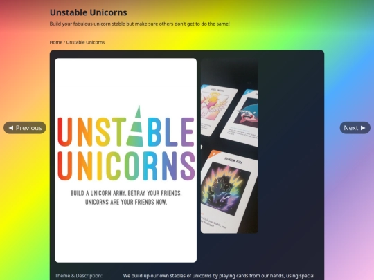 games/unstable-unicorns screenshot