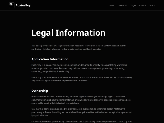 legal screenshot