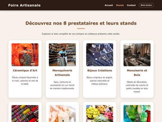 foire/stands screenshot