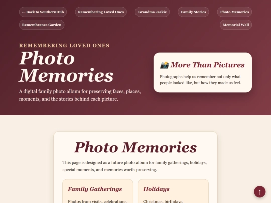 remembering-loved-ones/photo-memories screenshot