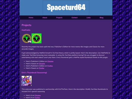 projects screenshot