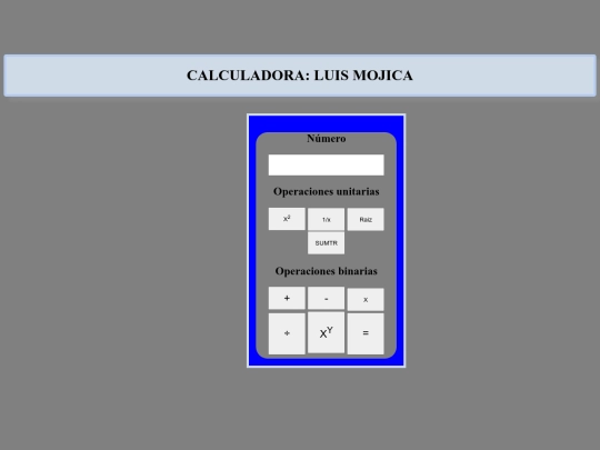 calculadora - Practica 9 screenshot