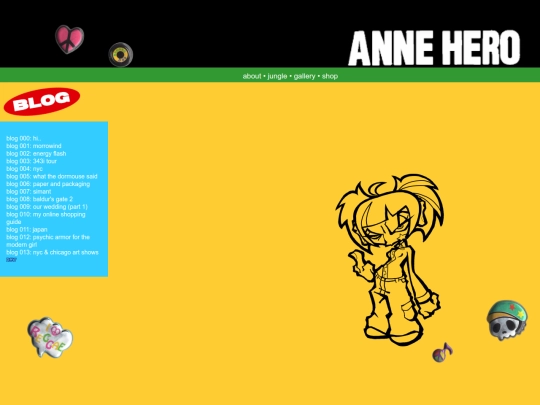 blog screenshot