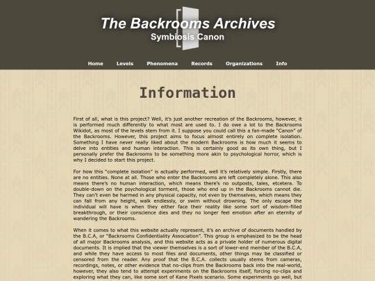 info screenshot