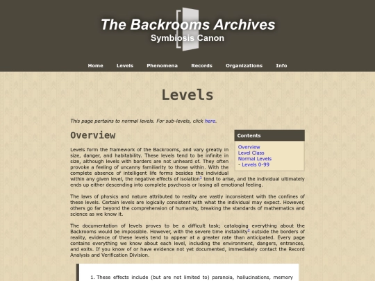 levels screenshot