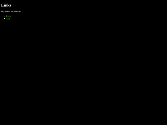 links screenshot