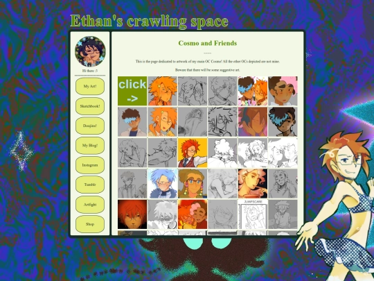 cosmopage screenshot