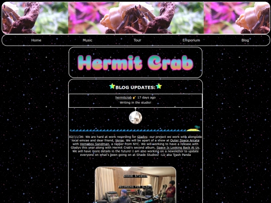 blog screenshot
