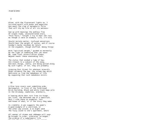 writing/avant-la-lettre screenshot