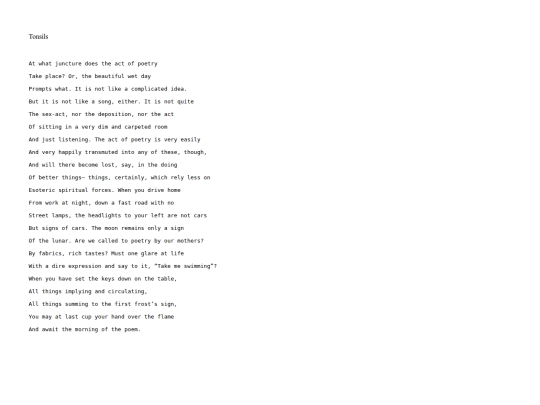 writing/tonsils screenshot