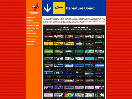 departures screenshot