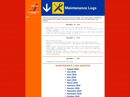 maintenance screenshot