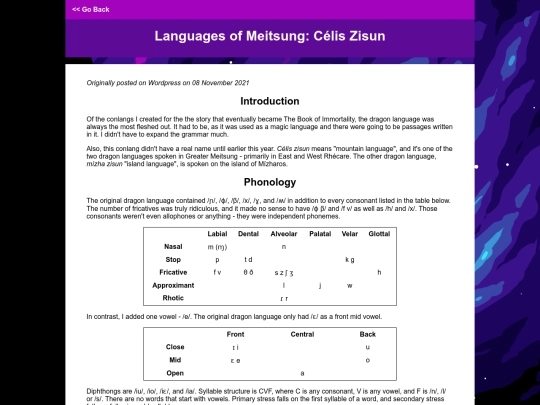 conlang/celiszisun screenshot