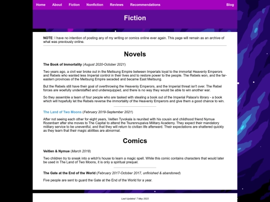 fiction screenshot