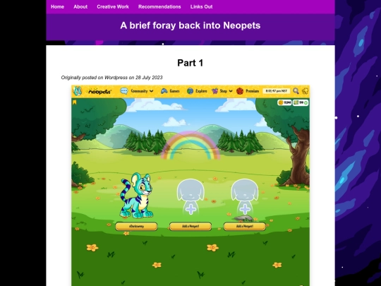 other/neopetsreturn screenshot