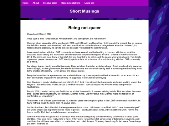 other/shortmusings screenshot