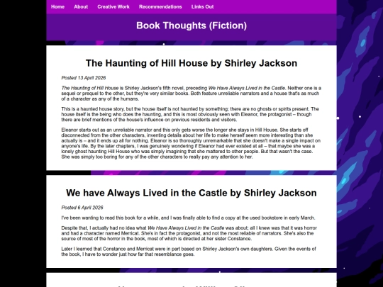 review/bookthoughtsfiction screenshot