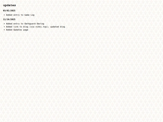 updates screenshot