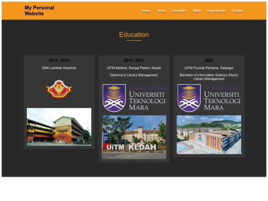 education screenshot