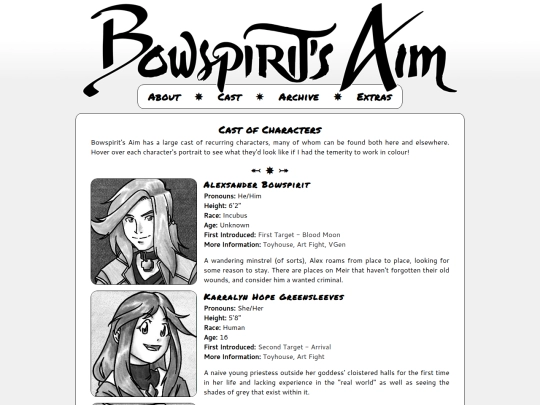 bowspirits/cast screenshot