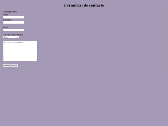 form screenshot