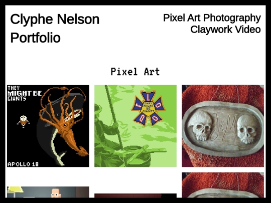 Portfolio, Clyphe screenshot