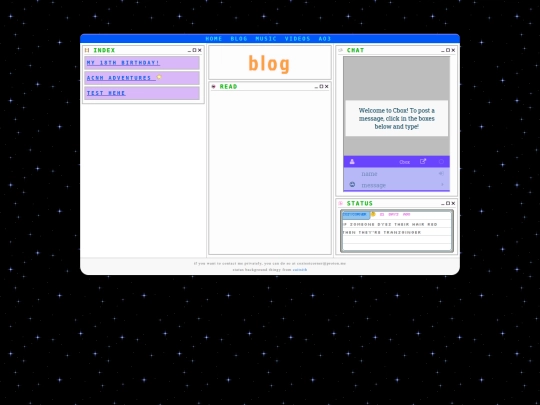 blog screenshot