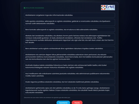 euskera screenshot