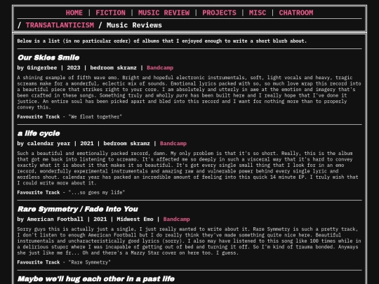 musicreview screenshot