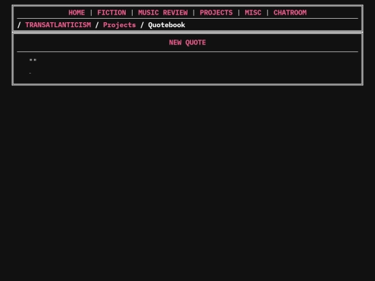projects/quotebook screenshot