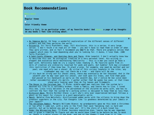 book_recs screenshot
