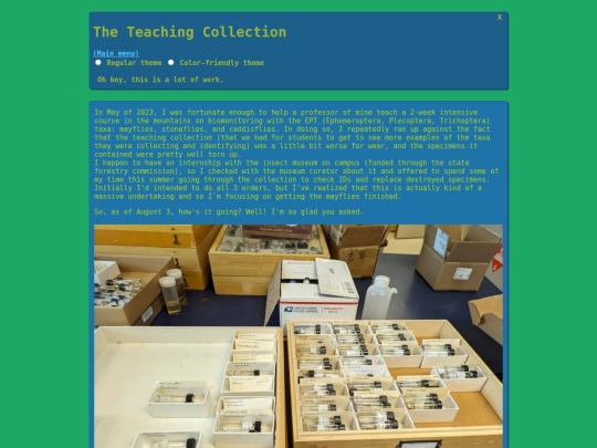 teaching_collection screenshot