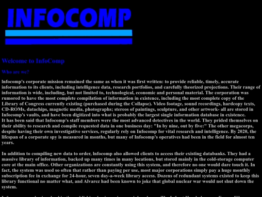 infocomp screenshot