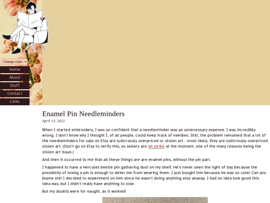 posts/2022-04-13-Enamel-Pin-Needleminders screenshot