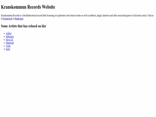 index screenshot