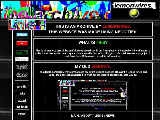 archive screenshot