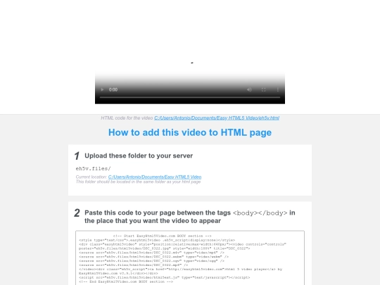 eh5v-howto screenshot