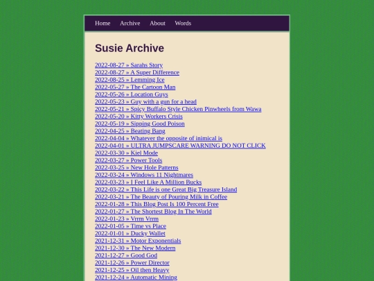 archive screenshot
