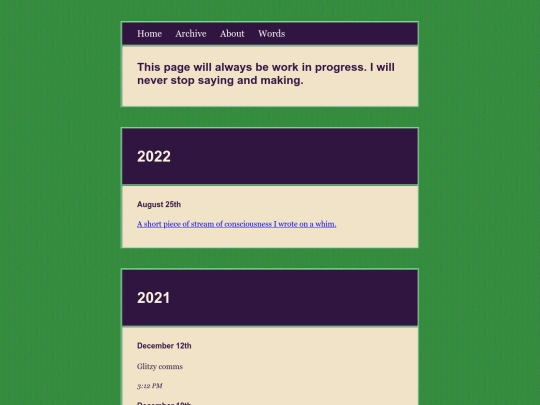 words screenshot
