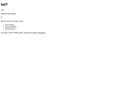index screenshot
