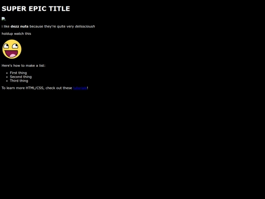 index screenshot